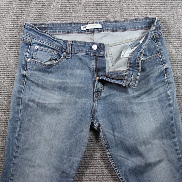 Levi’s 518 Superlow Womens W32 L31 Blue Low Rise Bootcut Flare - Picture 4 of 12